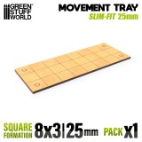 MDF Movement Trays - Slimfit Square 200x75mm