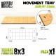 MDF Movement Trays - Slimfit Square 200x75mm