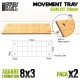 MDF Movement Trays - Slimfit Square 160x60mm