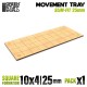 MDF Movement Trays - Slimfit Square 250x100mm