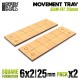 MDF Movement Trays - Slimfit Square 150x50mm