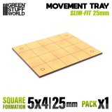 MDF Movement Trays - Slimfit Square 125x100mm
