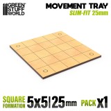 MDF Movement Trays - Slimfit Square 125x125mm