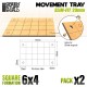 MDF Movement Trays - Slimfit Square 120x80mm