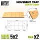 MDF Movement Trays - Slimfit Square 125x50mm