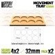 MDF Movement Trays 32mm 4x2 - Skirmish Lines