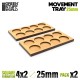 MDF Movement Trays 25mm 4x2 - Skirmish Lines