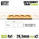 MDF Movement Trays 28.5mm 4x1 - Skirmish Lines