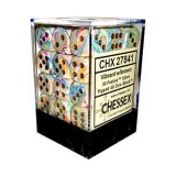 Chessex Signature 12mm d6 w/brown Festive Vibrant